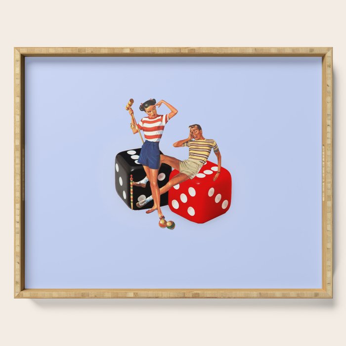 love game Serving Tray Gallery Image 1