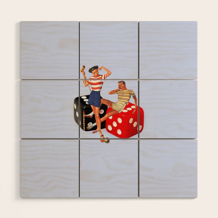 love game Wood Wall Art Gallery Image 1