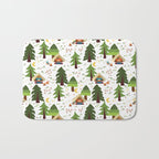 Glamping between trees. Campnight. Bath Mat Gallery Image 1