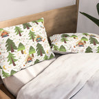 Glamping between trees. Campnight. Pillow Sham Gallery Image 2