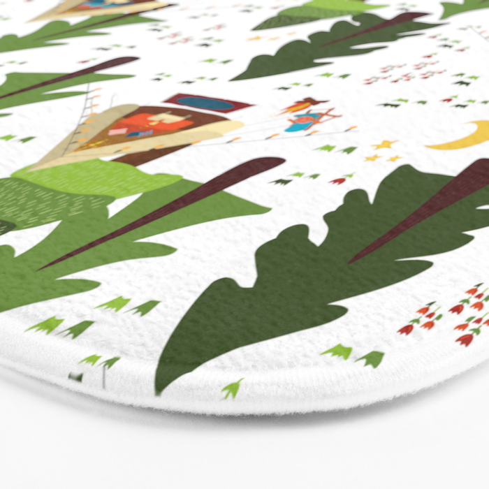 Glamping between trees. Campnight. Bath Mat Gallery Image 3