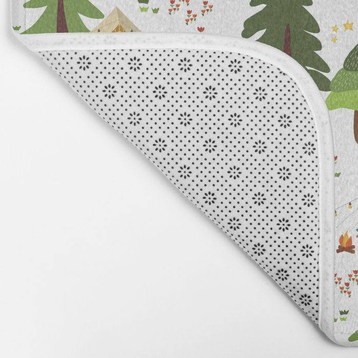 Glamping between trees. Campnight. Bath Mat Gallery Image 2