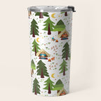 Glamping between trees. Campnight. Travel Mug Gallery Image 2