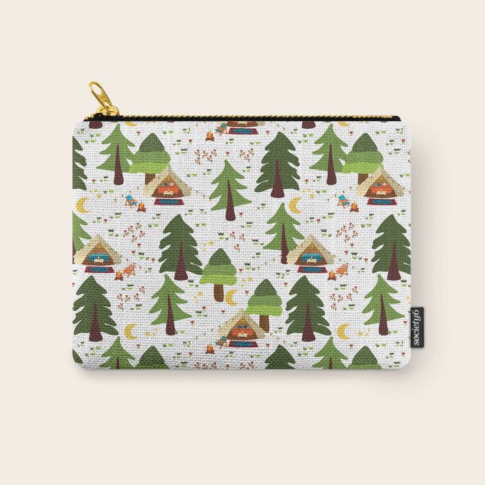 Glamping between trees. Campnight. Carry All Pouch Gallery Image 1