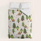 Glamping between trees. Campnight. Comforter Gallery Image 6