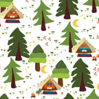 Glamping between trees. Campnight. Coffee Mug Gallery Image 2