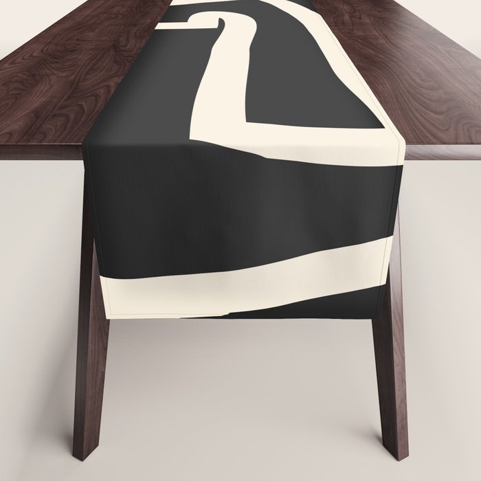 Abstract line art / Face Table Runner Gallery Image 1