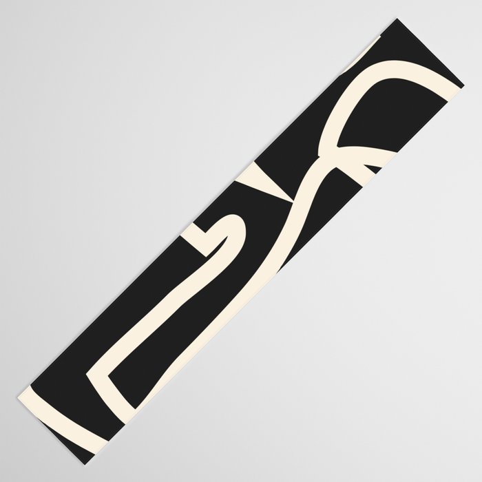 Abstract line art / Face Table Runner Gallery Image 3