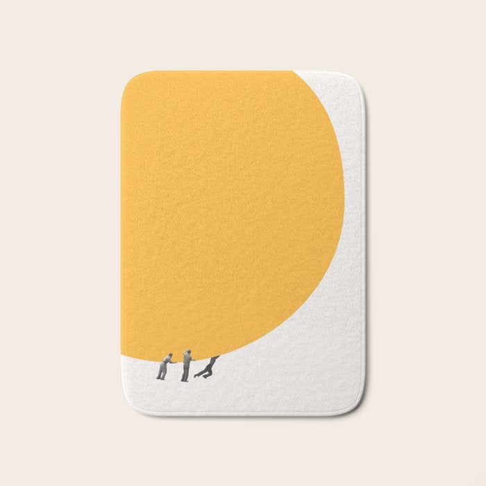 We Can Move The Sun Together Bath Mat