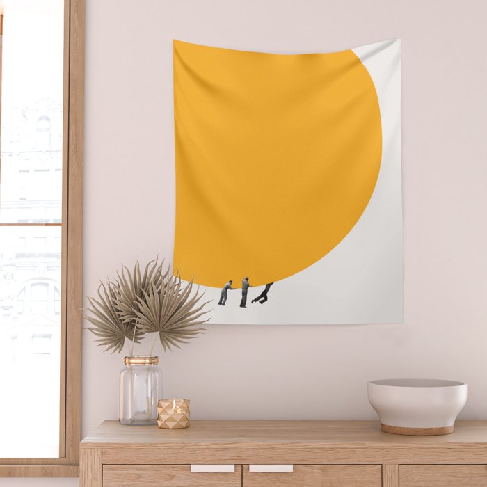 We can move the sun together Wall Tapestry Gallery Image 2