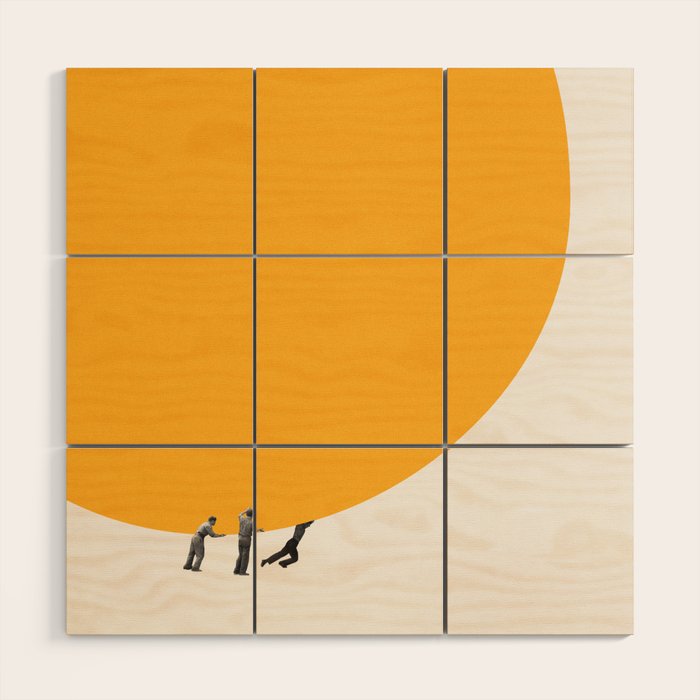 We can move the sun together Wood Wall Art Gallery Image 1