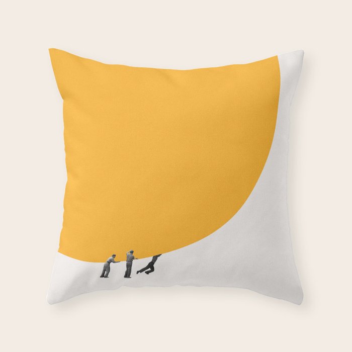 We can move the sun together Throw Pillow Gallery Image 6
