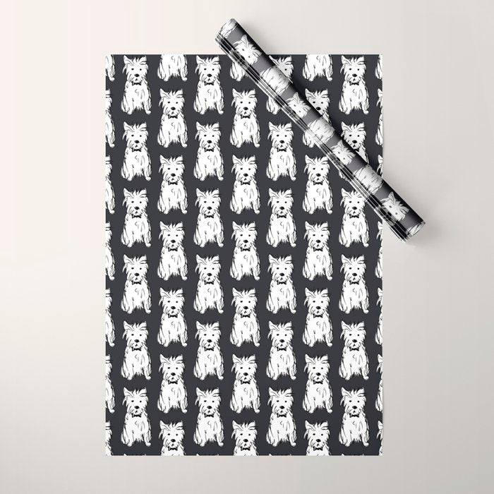 Milo the dog Wrapping Paper Gallery Image 1