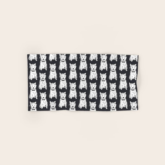 Milo the dog Bath Towel Gallery Image 1