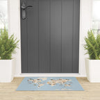 Illustrated Animal World Map Welcome Mat Gallery Image 3