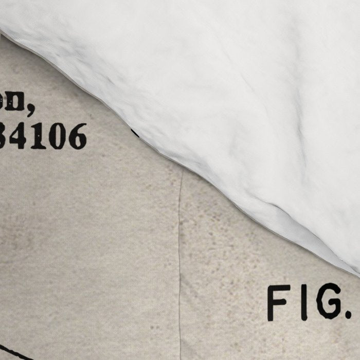Canoe Patent - Kayak Art - Antique Comforter Gallery Image 4