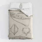 Canoe Patent - Kayak Art - Antique Comforter Gallery Image 6