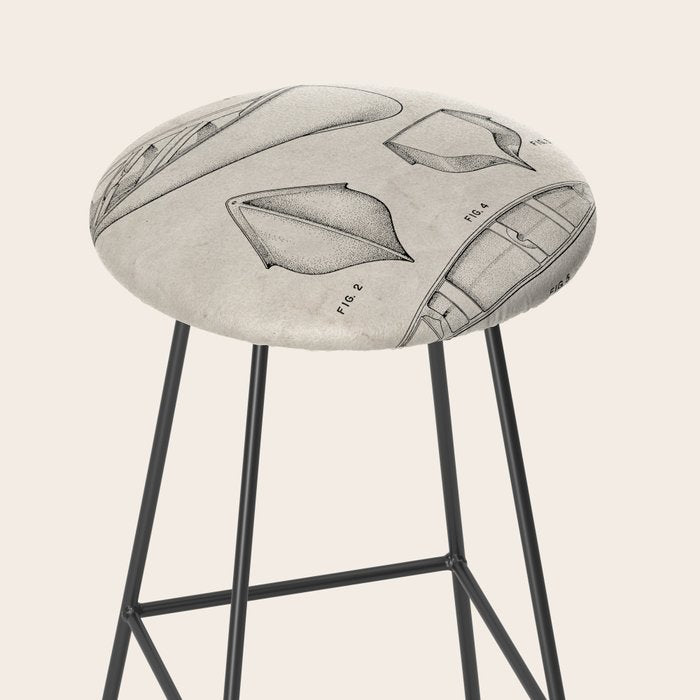 Canoe Patent - Kayak Art - Antique Stool Gallery Image 2
