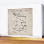 Canoe Patent - Kayak Art - Antique Wall Mural Gallery Image 2