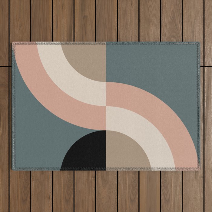 Duality and Balance Outdoor Rug Gallery Image 1