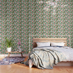 Modern christmas geometric mosaic art pattern Wallpaper Gallery Image 3