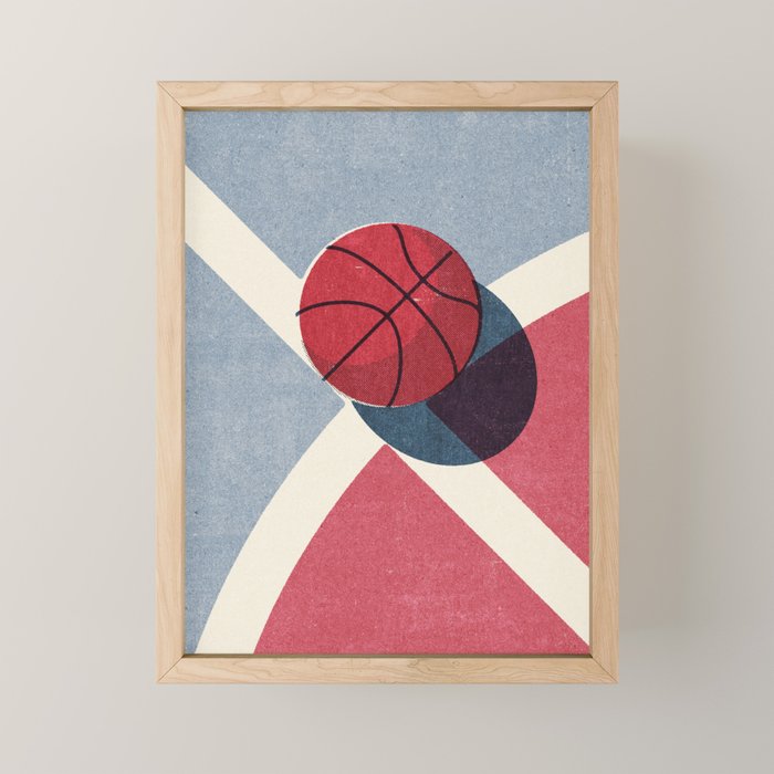 BALLS / Basketball (Outdoor) Mini Art Print Gallery Image 1