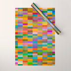 Colorful Mosaic Geometric Klee Tones 02 Wrapping Paper Gallery Image 1