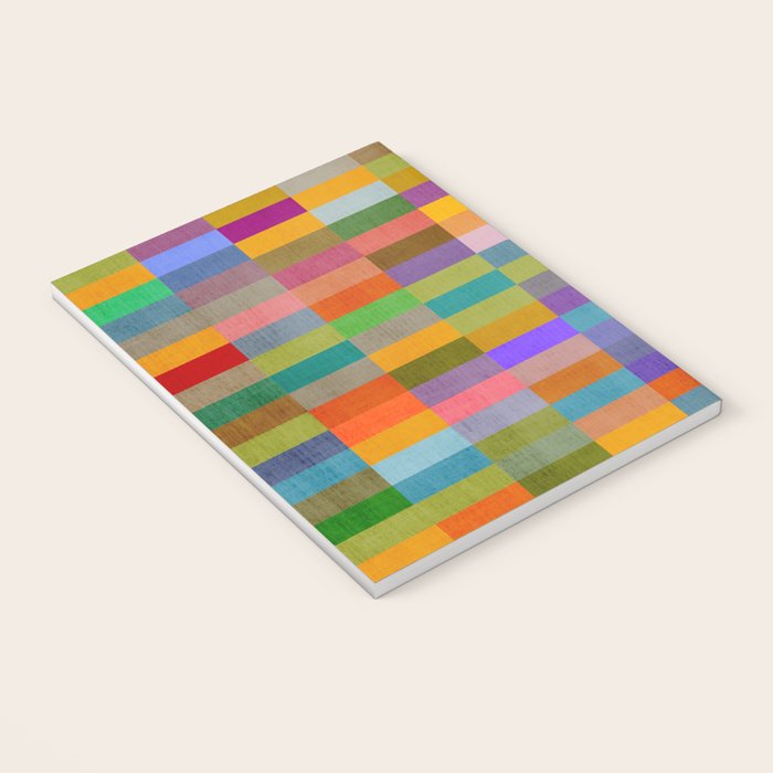Colorful Mosaic Geometric Klee Tones 02 Notebook Gallery Image 3