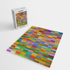 Colorful Mosaic Geometric Klee Tones 02 Jigsaw Puzzle Gallery Image 2