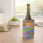 Colorful Mosaic Geometric Klee Tones 02 Wine Chiller Gallery Image 4