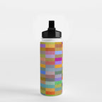 Colorful Mosaic Geometric Klee Tones 02 Water Bottle Gallery Image 2