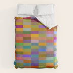 Colorful Mosaic Geometric Klee Tones 02 Duvet Cover Gallery Image 6