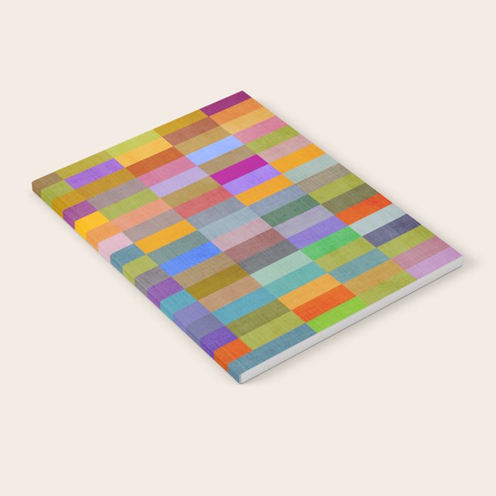 Colorful Mosaic Geometric Klee Tones 02 Notebook Gallery Image 2