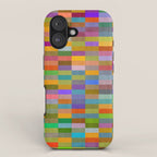 Colorful Mosaic Geometric Klee Tones 02 iPhone Case Gallery Image 1
