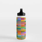 Colorful Mosaic Geometric Klee Tones 02 Water Bottle Gallery Image 3