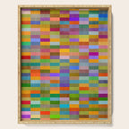 Colorful Mosaic Geometric Klee Tones 02 Serving Tray Gallery Image 1