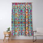 N178 - Antique Oriental Traditional Berber Bohemian Moroccan Style  Window Curtain Gallery Image 5