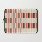 Holly Jolly Stripes Laptop Sleeve Gallery Image 1