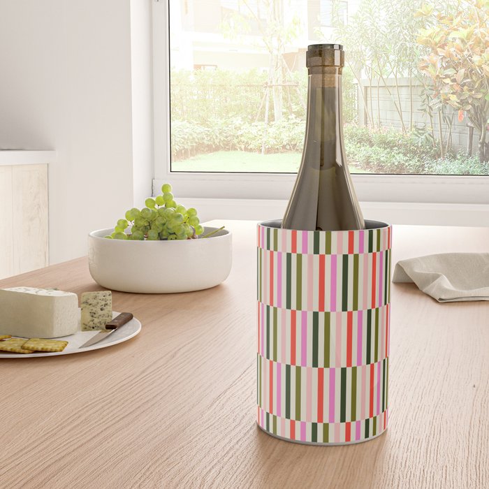 Holly Jolly Stripes Wine Chiller Gallery Image 4