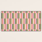 Holly Jolly Stripes Desk Mat Gallery Image 3