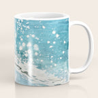 Friends on the Beach Sparkling Watercolor Coffee Mug Gallery Image 1