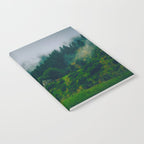 Moist Rainy Forest Pine Trees  Green Hills Notebook Gallery Image 2