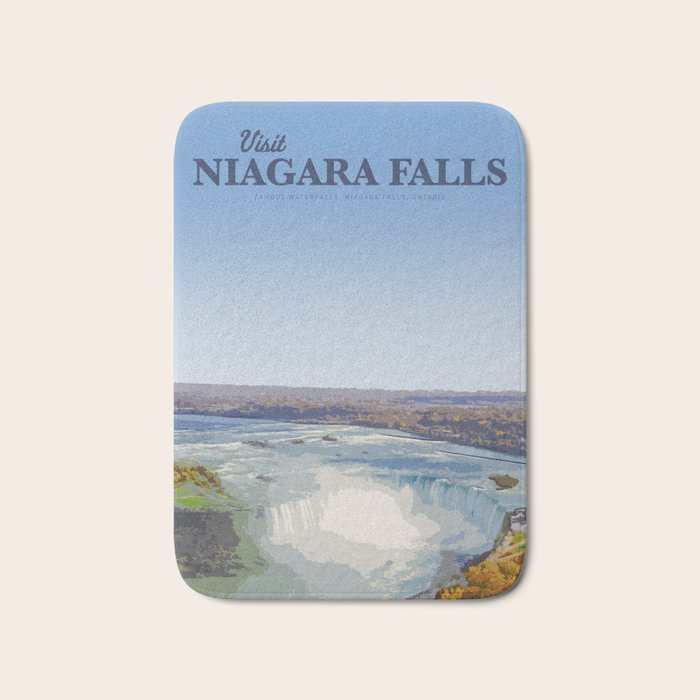 Visit Niagara Falls Bath Mat Gallery Image 1