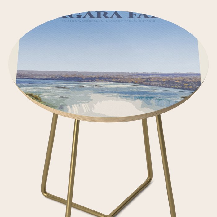 Visit Niagara Falls Side Table Gallery Image 2