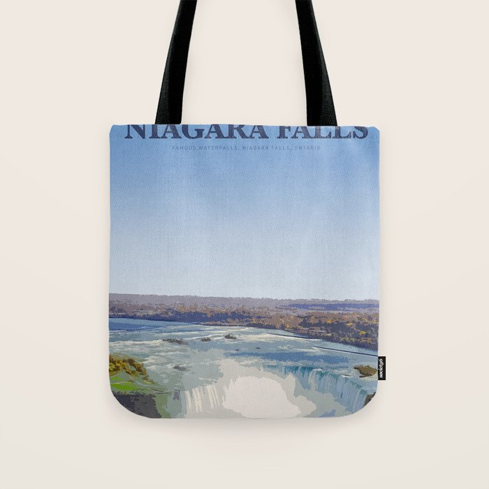 Visit Niagara Falls Tote Bag Gallery Image 1