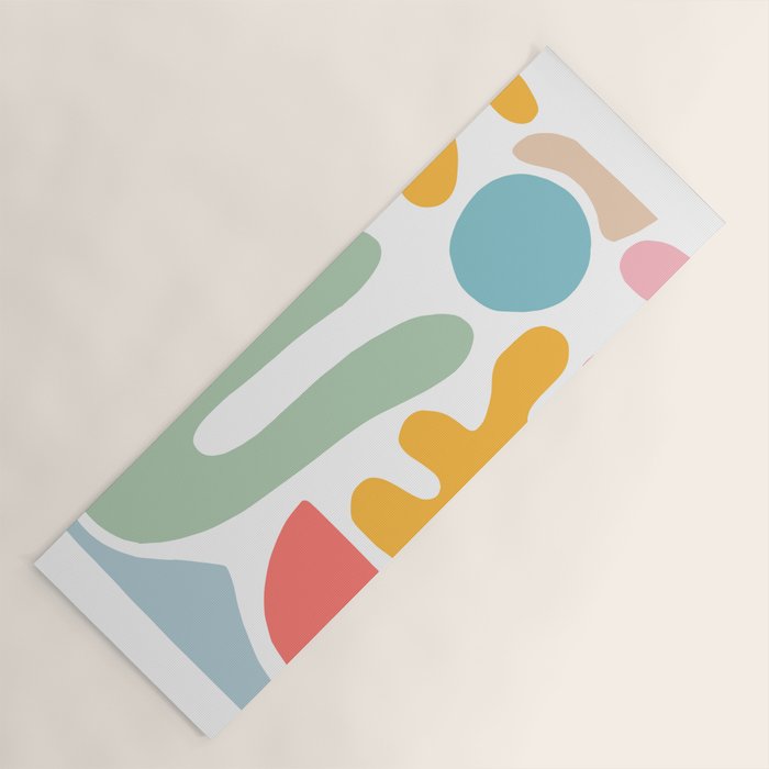 Colourful Seaside memories 4.  Yoga Mat Gallery Image 1