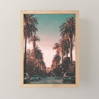 Sunset Boulevard Los Angeles Mini Art Print Gallery Image 1