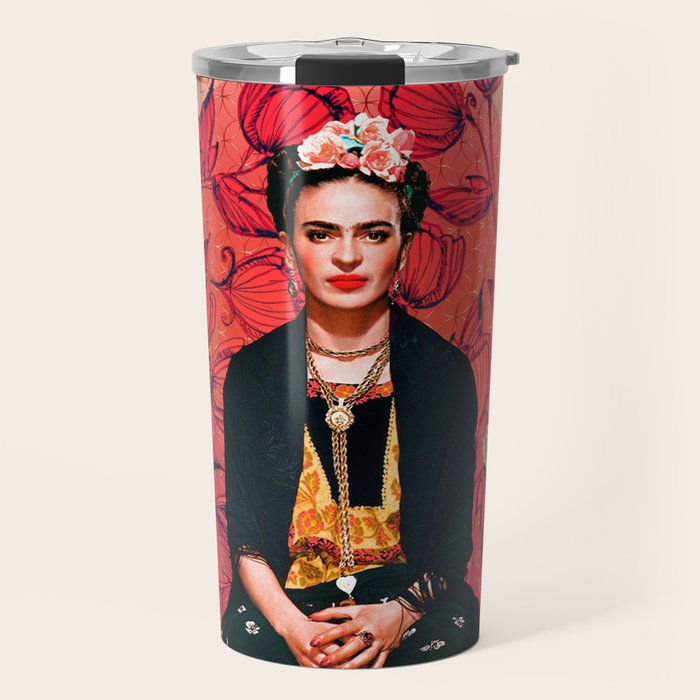 Frida enamorada Travel Mug Gallery Image 1