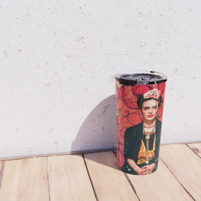 Frida enamorada Travel Mug Gallery Image 4