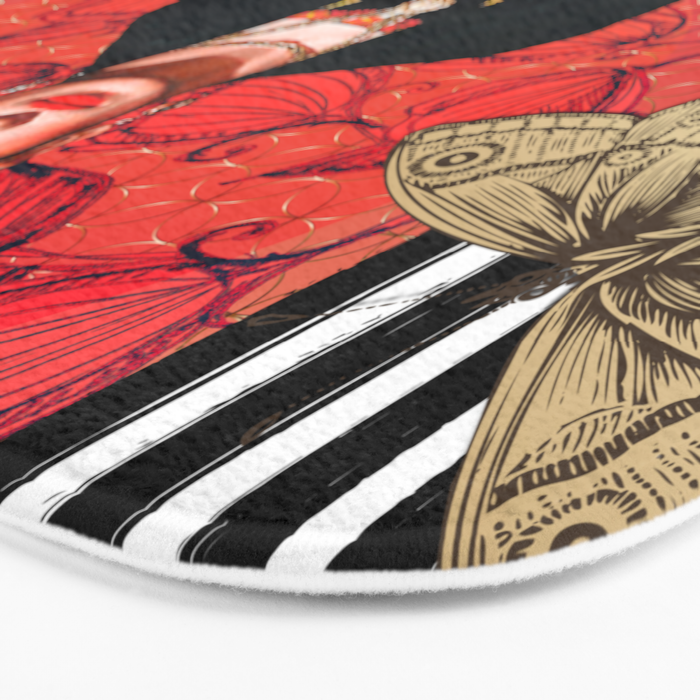 Frida enamorada Bath Mat Gallery Image 3